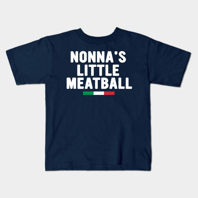 Mommy's Little Meatball Italian Ironic New York City Little Italy Canal Street Funny Meme Unisex Kids T-Shirt by Hamza Froug